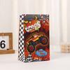 Bolsa de boca plana bolsa de compras impresa bolsa de regalo para fiesta de coche bolsa de embalaje de papel kraft bolsa de comida para llevar al por mayor papel para etiquetar