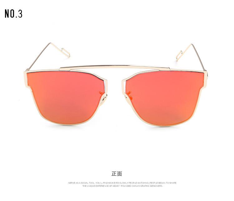 新款 时尚复古太阳眼镜 男女士经典款太阳镜驾驶眼镜 金属墨镜