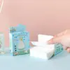 Algodão Descartável para Maquiagem 40 Peças Embalado Pequeno Fresh Salão de Beleza Caixa de Papel Camada Única Fino Algodão para Maquiagem Algodão Removedor de Maquiagem