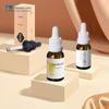 Em estoque frasco de óleo essencial marrom 5ml frasco de vidro 15ml frasco conta-gotas para cuidados com a pele frasco de essência líquida marrom 100ml
