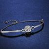 Transmisión en Vivo de TikTok Pulsera Cuadrada de Circonita Estilo Coreano Femenina Simulación de Moissanita Moda Nicho Lujo Ligero Personalizada Pulsera Versátil