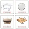 Set de Estufa para Preparar Té para Uso Doméstico en Interiores, Estufa Tradicional de Borde, Set Completo de Estufa de Arcilla para Barbacoa en el Patio