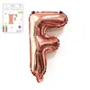 Globo de letra de tarjeta de papel de tapa dura de 32 pulgadas bolsa de OPP empaquetado individualmente globo de letra de película de aluminio globo de papel de aluminio venta al por mayor