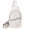 Nueva Bolsa de Pecho de Tela de Nylon 2024 para Mujer, Bolso Cruzado de Hombro Único con Patrón de Diamantes Bordado a la Moda, Bolsa de Pecho para Ciclismo de Gran Capacidad