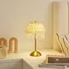 Lámpara de Mesa Vintage Francesa de Lujo Ligero con Perlas, Lámpara de Noche Ambiental para Dormitorio y Mesita de Noche, Bandeja Decorativa, Lámpara Creativa de Aroma a Vela