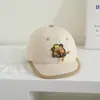 Sombrero de Protección Solar Japonés y Coreano Lindo para Bebé Super Lindo Gorra de Molino de Viento Sombrero de Ala Suave para Bebé Niño Nueva Gorra de Pico Exportación