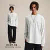 Camiseta Básica de Manga Longa Tendência Masculina Outono e Inverno Nova Secagem Rápida Esportiva Malha Honeycomb Respirável Confortável para Homens