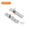 Bisagra Rotatoria con Eje Recto para Puertas de Madera, Ejes Ocultos Superior e Inferior, Accesorios Giratorios 360 grados de Acero Inoxidable