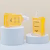 Frasco Personalizado de Fabricante 30ml Quadrado Plano para Óleo Essencial Alumínio Anodizado Conta-gotas com Cabeça de Cola Frasco de Vidro Transparente Frasco de Essência