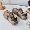 Otoño suela blanda retro versátil transpirable casual zapatos de tablero de entrenamiento moral para mujer 2024 nuevo con cordones zapatos forrest gump A9854