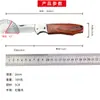 Cuchillo de injerto plegable de alta dureza y ultraafilado, cuchillo para injerto de yema, cuchillo de jardinería con mango de madera, cuchillo de injerto de acero inoxidable para podar