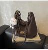 Bolso de Mujer Transfronterizo de Alta Calidad Estilo Vintage con Gran Capacidad, Nuevo Modelo 2026, Bolso de Hombro y Cruzado de Nicho, Bolso Tipo Dumpling para Viajes Diarios