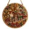 Adorno Brillante para Ventana DIY Atrapasoles Navideño Set de Decoración Colgante Diamond Art