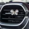 Perfume creativo para salida de aire de coche con forma de mariposa, clip para perfume para aire acondicionado de coche, aromaterapia para coche, fragancia ligera para mujer