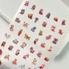 Monstruo de la boca de dopamina pegatinas de gel para alivio pegatinas decorativas para uñas pegatinas pequeñas para diario pegatinas pequeñas lindas pegatinas de dibujos animados