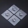 Ganchos de Parede com Adesivo Forte para Pendurar Cargas Pesadas no Banheiro e na Cozinha, Ganchos Adesivos Sem Marcas, Ganchos Transparentes Sem Furos