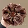 Goma para el pelo de estilo coreano súper grande para intestinos para mujer, cuerda para el pelo de moda chic de alta gama, flor para la cabeza, accesorios para el pelo, nuevo estilo 2026, cuerda para atar el pelo
