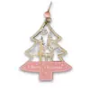 Navidad Nuevas Decoraciones Bosque de Madera Papá Noel Reno Colgante Árbol de Navidad Madera Colgante Pequeño