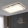 Lámpara de Techo para Sala de Estar de Lujo Ligero Minimalista Italiano de Una Cortina, Lámpara de Dormitorio de Gama Alta de Onda de Cristal, Lámpara de Estudio