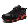 2026 Novos Sapatos Infantis Sapatos Esportivos para Meninos Superfície de Couro Outono/Inverno Sapatos de Algodão para Crianças Médias e Grandes Sapatos com Veludo Adicional Primavera/Outono Esportivos de Malha Dupla