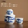 Conjunto Aquecedor de Vinho, Conjunto de Vinho Amarelo Aquecido, Bule de Vinho Nostálgico Antigo, Xícara de Vinho Branco Cerâmica Chinesa Doméstica, Divisor de Vinho