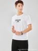 Nova Camiseta de Gelo Masculina de Manga Curta Suorona Camiseta Cultural Camiseta Publicitária Gola Redonda Solta Roupa de Trabalho Estampa de Letras