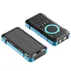Batería Solar Portátil Transfronteriza 20000mAh Carga Rápida 22.5W con Cable Incorporado Luz Dual Exterior Fuente de Alimentación Móvil Personalización