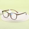 Gafas TR sin tornillos 7005 Redondas Montura Completa Montura para Cara Pequeña Gafas para Hombre y Mujer Montura de Gafas Planas Montura de Gafas Danyang