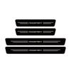 Explosiones transfronterizas son adecuadas para umbral de puerta de maletero de coche Honda Freed CR-Z Type R con textura de fibra de carbono y cuero