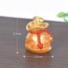 Micro-paisaje fortuna rodando lingote de plata árbol de dinero calabaza diy año nuevo decoraciones doradas accesorios adornos navideños