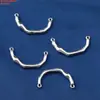 Plata de Ley Tubo Curvo Geométrico Irregular Retorcido Accesorios Tubo Redondo Liso Blanco Tubo de Plata Clip Hebilla de Cuentas Cilíndricas Martilladas Cóncavas y Convexas