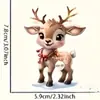Bestseller transfronteiriço, Enfeites de árvore de acrílico de rena para bebê de Natal, disponíveis exclusivamente para atacado nos pequenos mercados de Yiwu