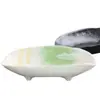 Jian Shan Recipiente para Arreglos Florales, Maceta, Cuenco de Cerámica, Bandeja Hidropónica Pequeña de Flujo Original para Flores, Maceta de Cerámica para Bonsái, Maceta con Plato