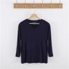 Camiseta para Hombre, Manga Larga de Modal Otoñal, Tallas Grandes, Nueva Ropa Casual Deportiva para Casa de Verano y Otoño, Adecuada para Usar como Prenda Exterior y en Capas, Cálida