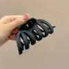 Pinza para el cabello de lujo de alta gama en color marrón, tamaño grande nuevo para cabello grueso, pinza de tiburón para recogidos en la parte posterior de la cabeza, accesorio para el cabello de uso diario