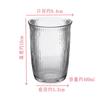 Vaso de Vidrio para Bebida Fría Ins Juice con Pajita Vaso para Café Americano con Hielo Vaso para Leche Doméstico Vaso Grueso en Forma de U