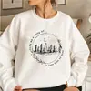 Sudadera de Talla Europea Transfronteriza Cántame una Canción Sudadera de Outlander Sudadera de Manga Larga con Cuello Redondo para Mujer