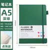 Caderno Caderno Impressão Personalizada Logo Simples Criativo Alto Valor A6 Couro Rígido Bloco de Notas A5 Capa Dura Alça Rt