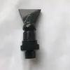 Boquilla de rebosadero de pico de pato para acuario, boquilla plana giratoria universal, tuerca de bloqueo roscada ajustable para desviar el flujo de agua