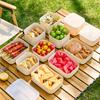 Lonchera Ligera de Fruta Grado Alimenticio Estudiantes de Primaria Llevan al Trabajo al Salir Caja de Embalaje Sellada Recipiente para Picnic