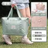 Bolsa de almacenamiento para edredón capacidad súper grande bolsa para empacar para mudanza equipaje de viaje para estudiantes bolsa para ropa ropa a prueba de humedad resistente