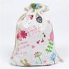 23 Criativo Distintivo Pacote Bolso Presente Cordão Vintage Estampado Algodão e Linho Embalagem de Joias Saquinho Sacola de Linho