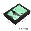 Conjunto de Presente Masculino com Gravata Lisa e Gravata Borboleta de 4 Peças Caixa para Casamento Terno Formal Gravata Decorativa Venda Quente Transfronteiriça em Estoque