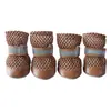 Suministros para Mascotas Zapatos Transpirables para Perros Malla PU Antideslizantes Fáciles de Poner con Velcro Zapatos para Perros Pequeños Protectores de Patas para Perros Venta al por Mayor