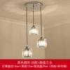 Lustre de escada duplex villa com pé direito duplo sala de estar moderna andar intermediário escada em caracol lustre de cristal simples