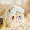 Álbum de Cartões de Pelúcia Pequena Casa de Desenho Animado Uma Grade 3 polegadas Polaroid Álbum de Fotos de Folha Solta Ídolo Stanning Armazenamento de Cartões Pequenos