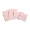 Bolsa de joias de microfibra Bolsa de flanela Fivela oculta Presente de joias Bolsa de moedas de pelúcia Super Move Bolsa de embalagem estereoscópica