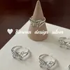 Joyería de Mano Vintage Estilo Ins Coreano Plata Tailandesa Anillo de Mariposa Hueco de Plata de Ley S925 con un Toque Refinado y de Alta Gama