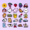 Nuevos Zuecos de Granja Accesorios Flor de Zapato Hebilla de Zapato Decoraciones DIY Accesorios de Zapato de Gama Alta Hebilla de Cordón