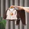 Ropa para Bebé Primavera y Otoño Ropa Infantil Patineta Niño Béisbol Traje de Tres Piezas para Salir Niño de un Año Ropa de Primavera